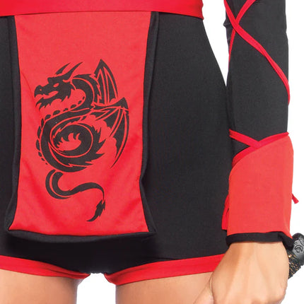 Ninja Suit Ladies Bodysuit Leg Avenue