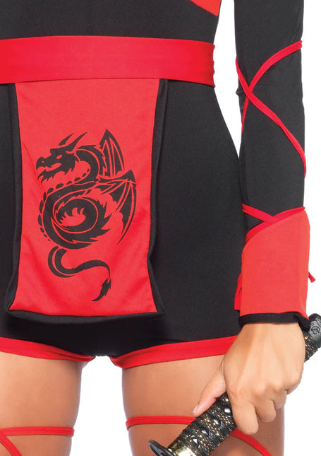 Ninja Suit Ladies Bodysuit Leg Avenue