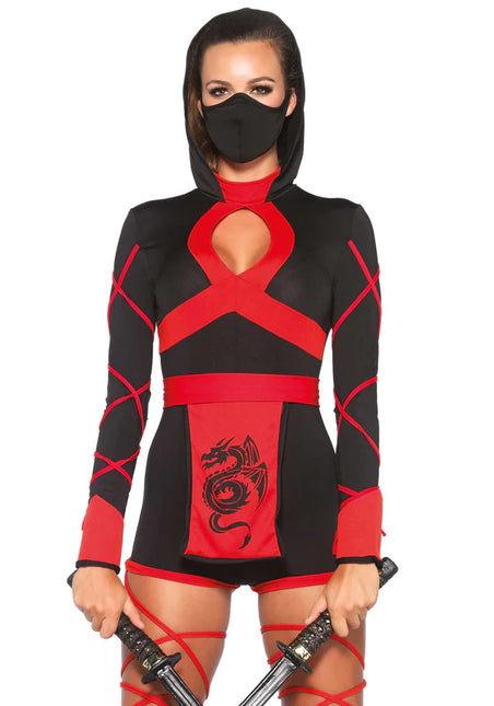 Ninja Suit Ladies Bodysuit Leg Avenue