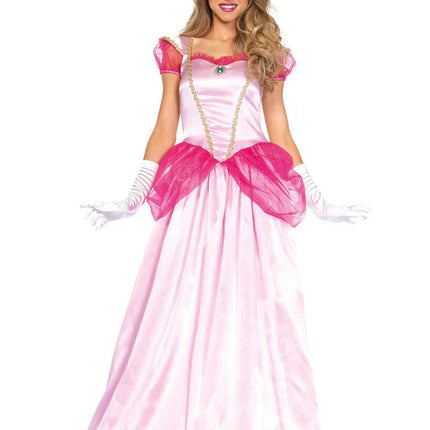 Princess Dress Pink Ladies Peach Leg Avenue