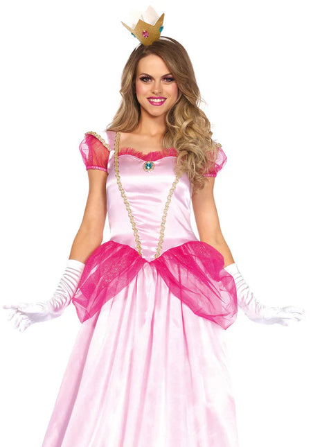 Princess Dress Pink Ladies Peach Leg Avenue