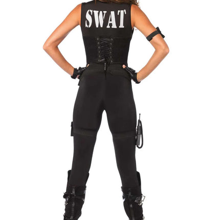 Swat Catsuit Black Women's Leg Avenue