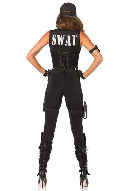 Swat Catsuit Black Women's Leg Avenue