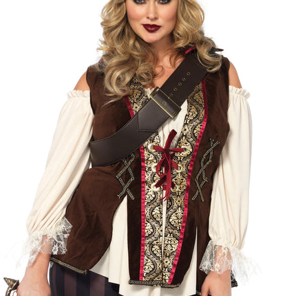 Captain Costume Ladies Captain Blackheart Leg Avenue