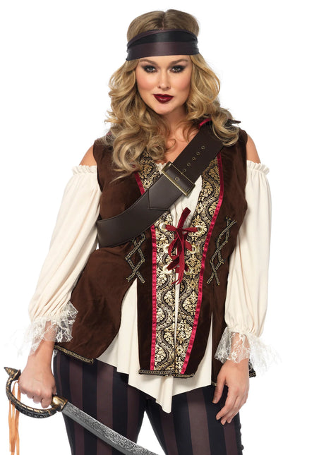 Captain Costume Ladies Captain Blackheart Leg Avenue