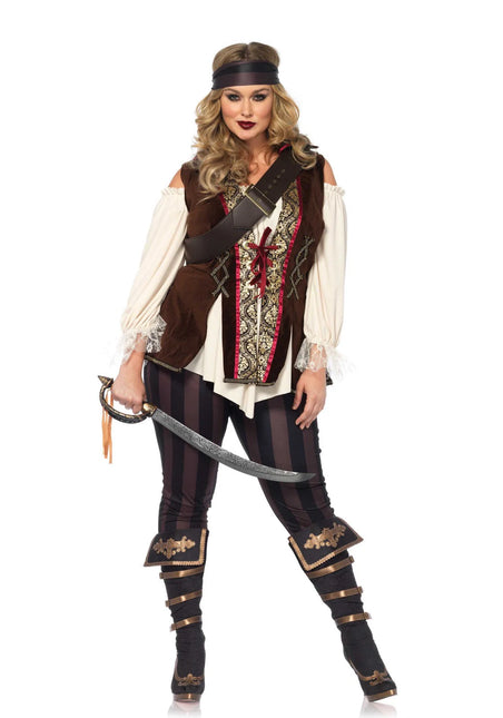 Captain Costume Ladies Captain Blackheart Leg Avenue