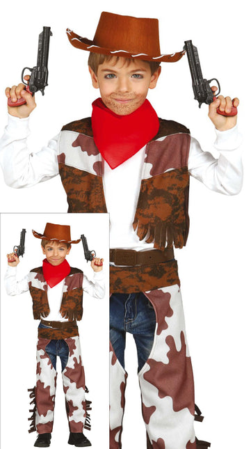 Costume de cow-boy enfant marron