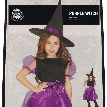 Robe d'Halloween Enfant Violet