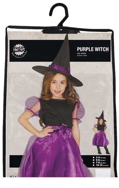 Robe d'Halloween Enfant Violet