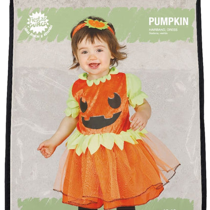 Robe Halloween Citrouille Bébé