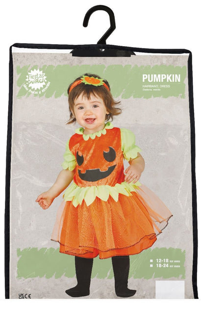 Robe Halloween Citrouille Bébé