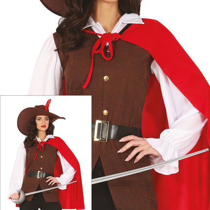 Costume de mousquetaire pour dames