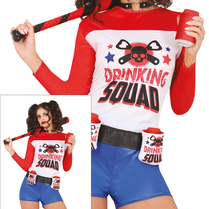 Costume Harley Quinn Drinking Squad Ladies