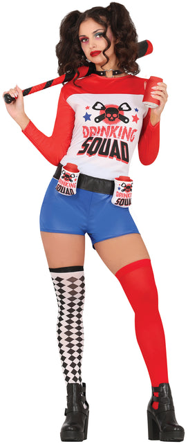 Costume Harley Quinn Drinking Squad Ladies