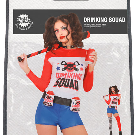 Costume Harley Quinn Drinking Squad Ladies