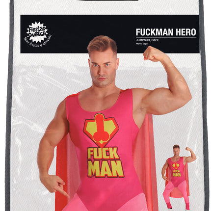 Costume de super-héros Fuckman pour homme