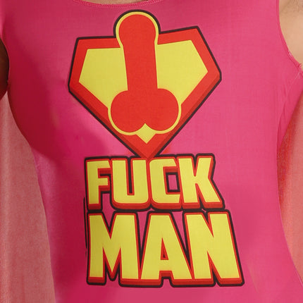 Costume de super-héros Fuckman pour homme