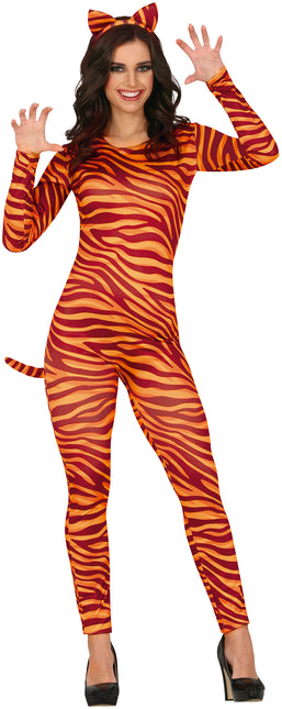 Costume de tigre Orange Dames