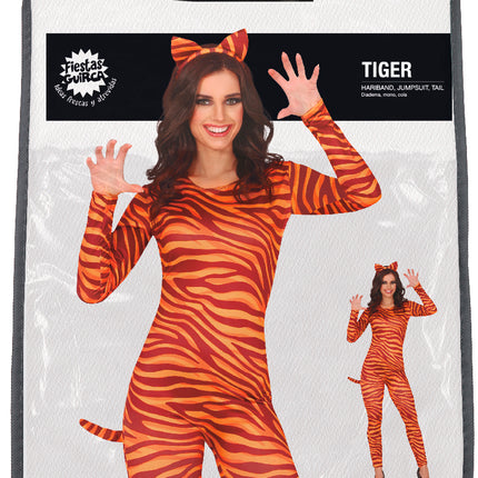 Costume de tigre Orange Dames