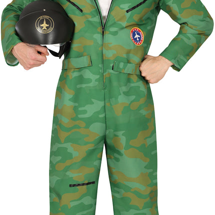 Costume de pilote Hommes verts