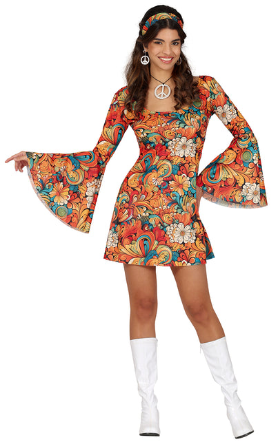 Robe 70s Ladies Flower