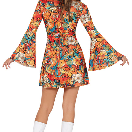 Robe 70s Ladies Flower