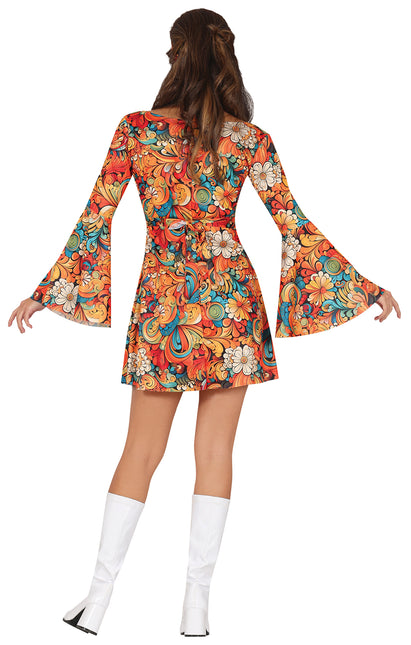 Robe 70s Ladies Flower