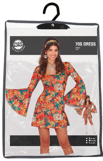 Robe 70s Ladies Flower