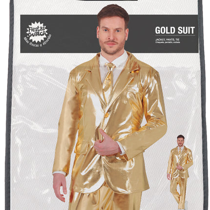 Costume d'or pour homme