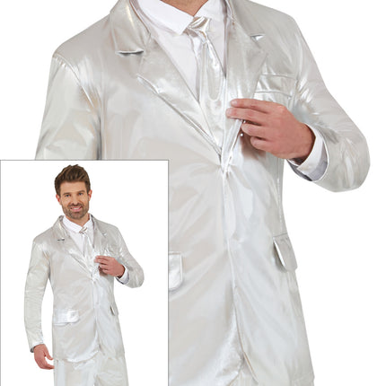 Costume d'argent pour hommes