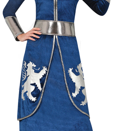 Costume de chevalier Bleu Dames