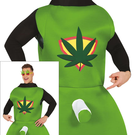 Costume de fumeur Homme vert