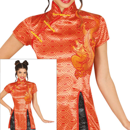 Costume chinois Dames rouges