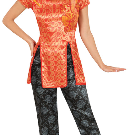 Costume chinois Dames rouges