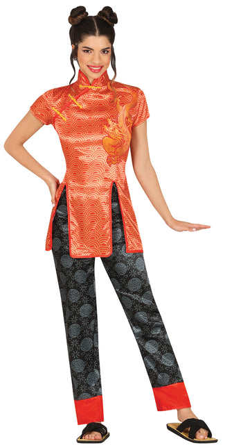 Costume chinois Dames rouges