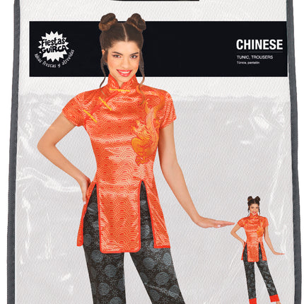 Costume chinois Dames rouges