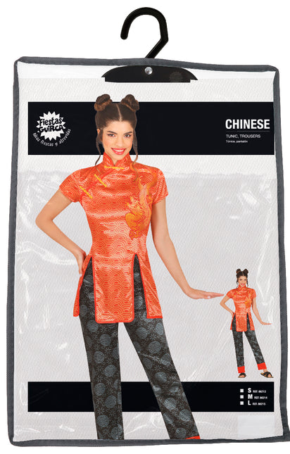 Costume chinois Dames rouges