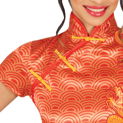 Costume chinois Dames rouges