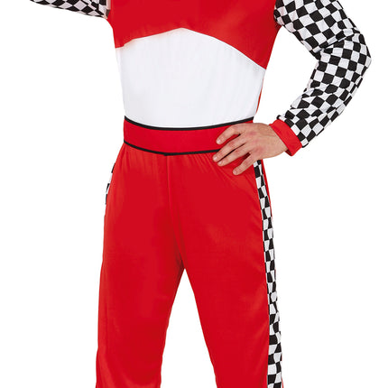 Costume de course Homme rouge