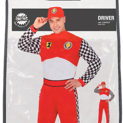 Costume de course Homme rouge