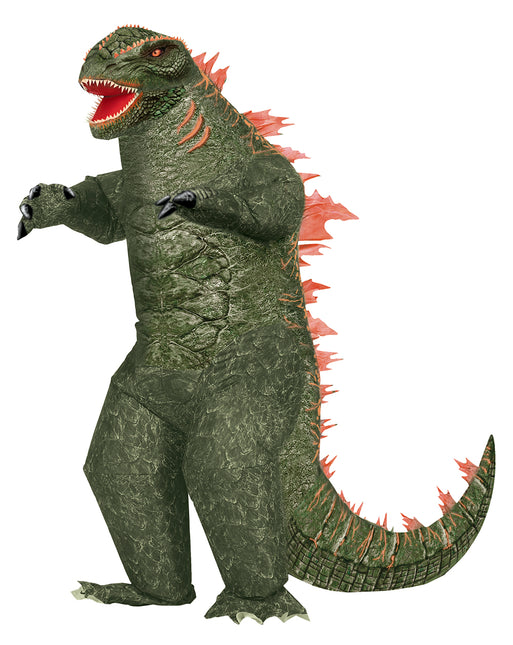 Costume de dinosaure vert