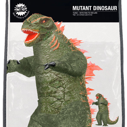 Costume de dinosaure vert