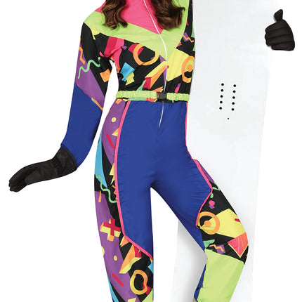 Combinaison de ski Neon 80S pour femmes