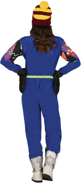 Costume de ski des années 80 pour femmes