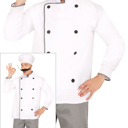 Costume de chef cuisinier Hommes blancs