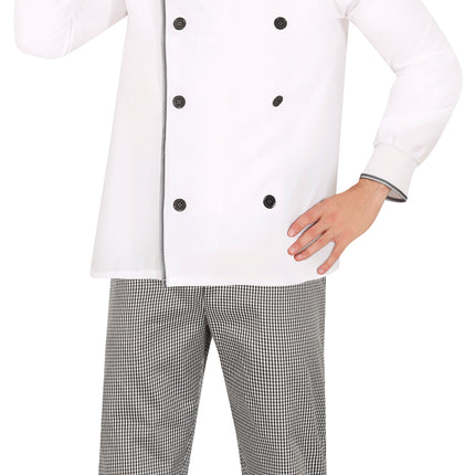 Costume de chef cuisinier Hommes blancs