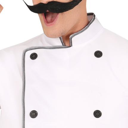 Costume de chef cuisinier Hommes blancs