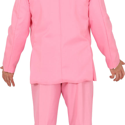 Costume rose pour homme