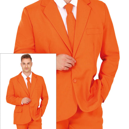 Costume orange hommes