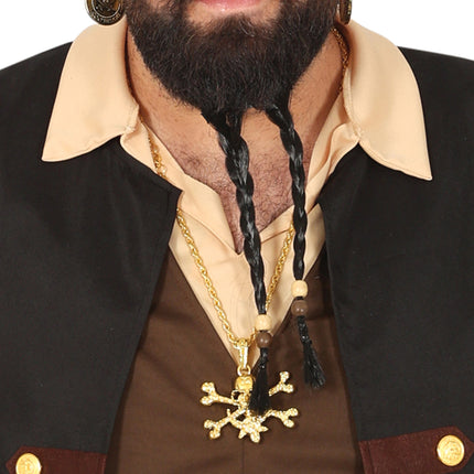 Costume Pirate Marron Hommes